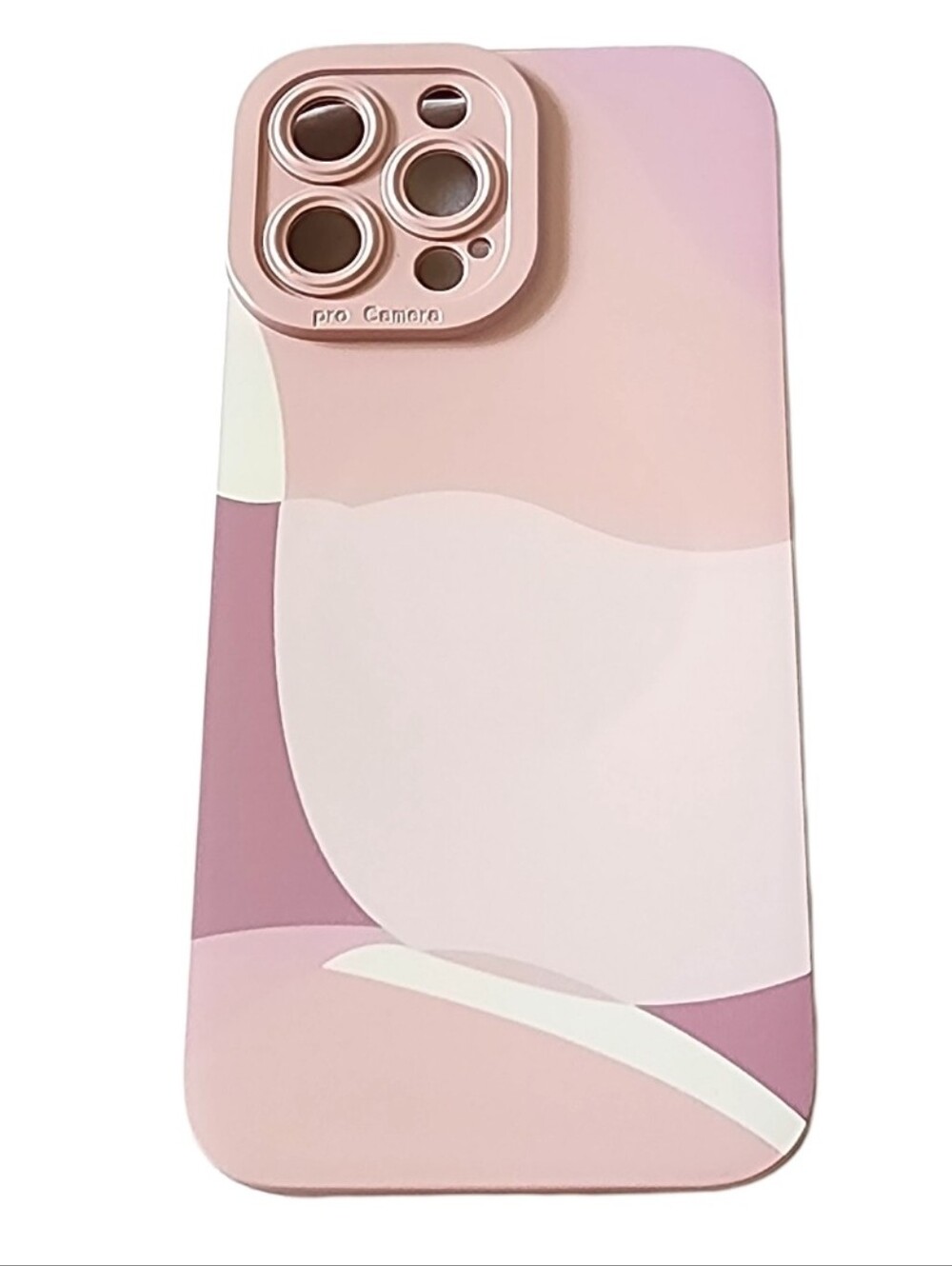 Camo Pink Abstract Colorblock Phone Case For iPhone 13 Pro Max